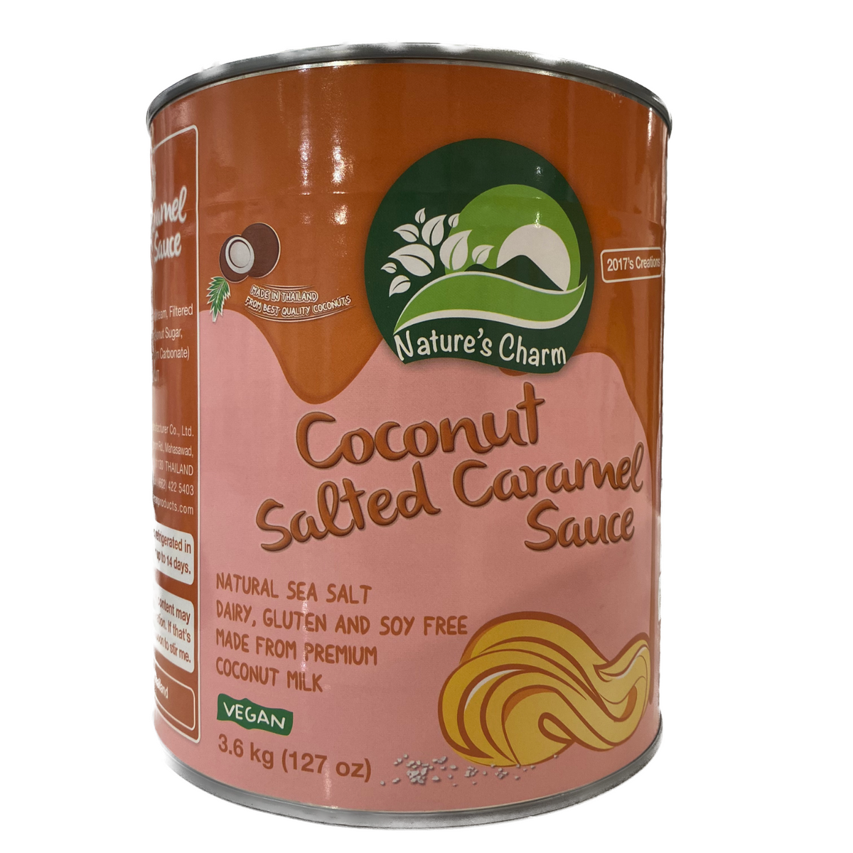 Wholesale Nature's Charm Coconut Salted Caramel Sauce (3.6kg) Vegan
