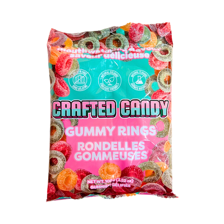 Wholesale - Crafted Candy Gummy Rings -  (12 x 100g)