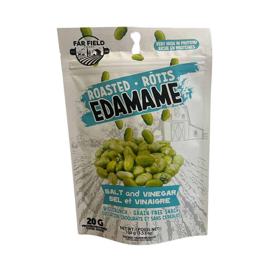 Wholesale - Far Field Salt & Vinegar Edamame - (12 x100g)