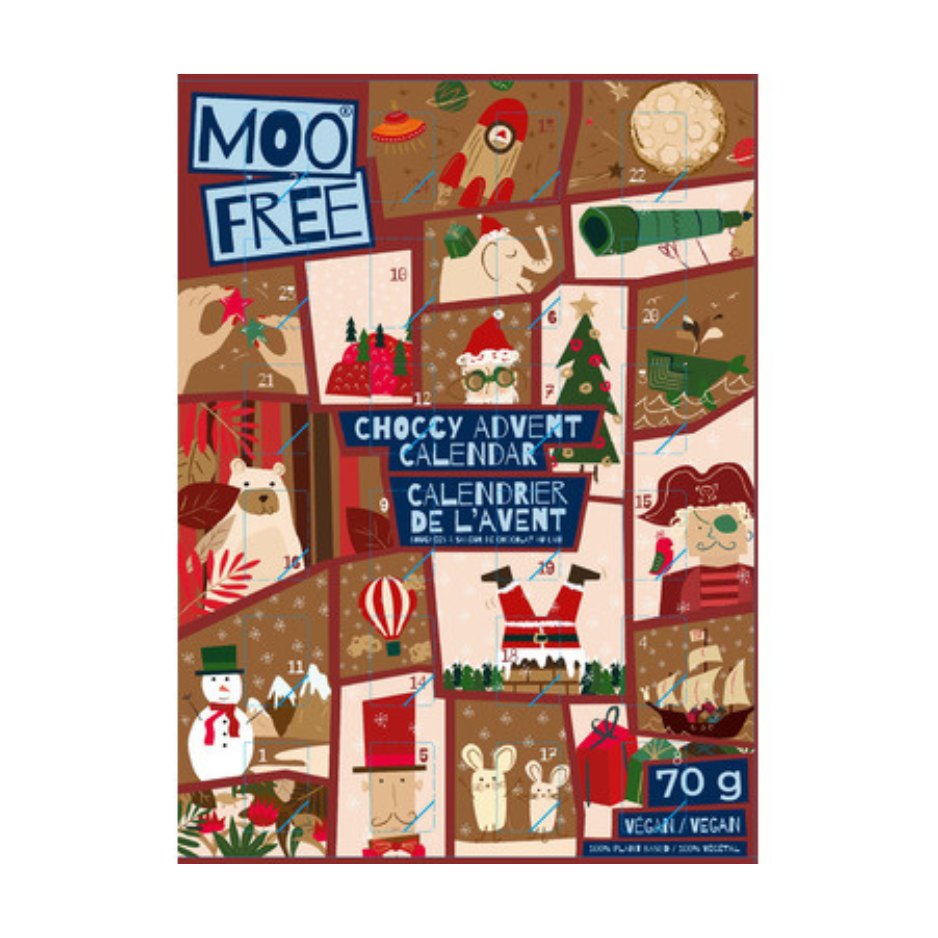 Wholesale - Moo Free Milk Chocolate Advent Calendar (10 x 70g)