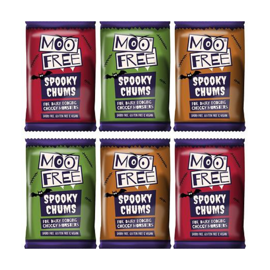 Wholesale - Moo Free Spooky Chums Milk Chocolate Mini Bar - (30 x 15g)