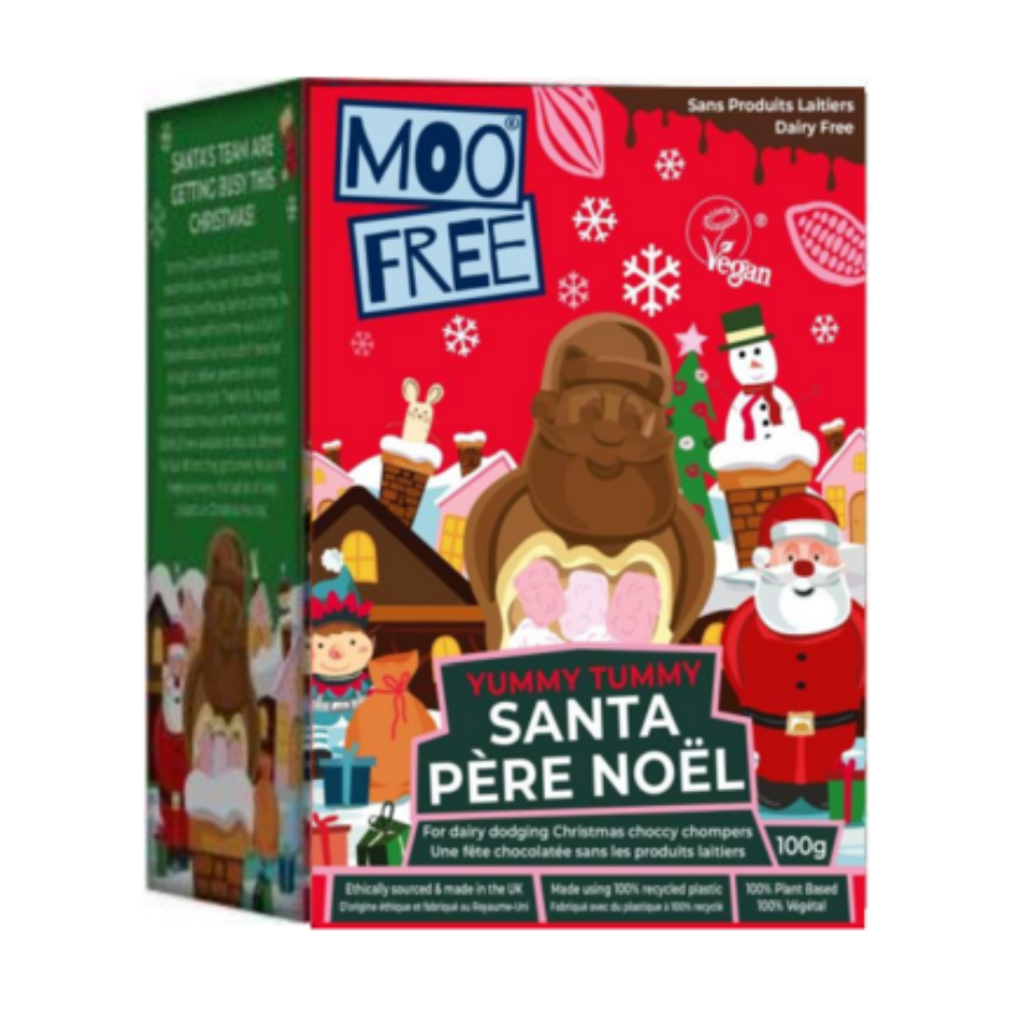 Wholesale -Moo Free Yummy Tummy Santa (6 x 100g)