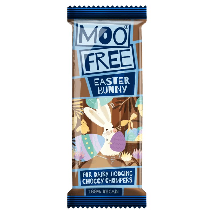 Wholesale - Moo Free Easter Bunny Bar  - (15 x 32g)