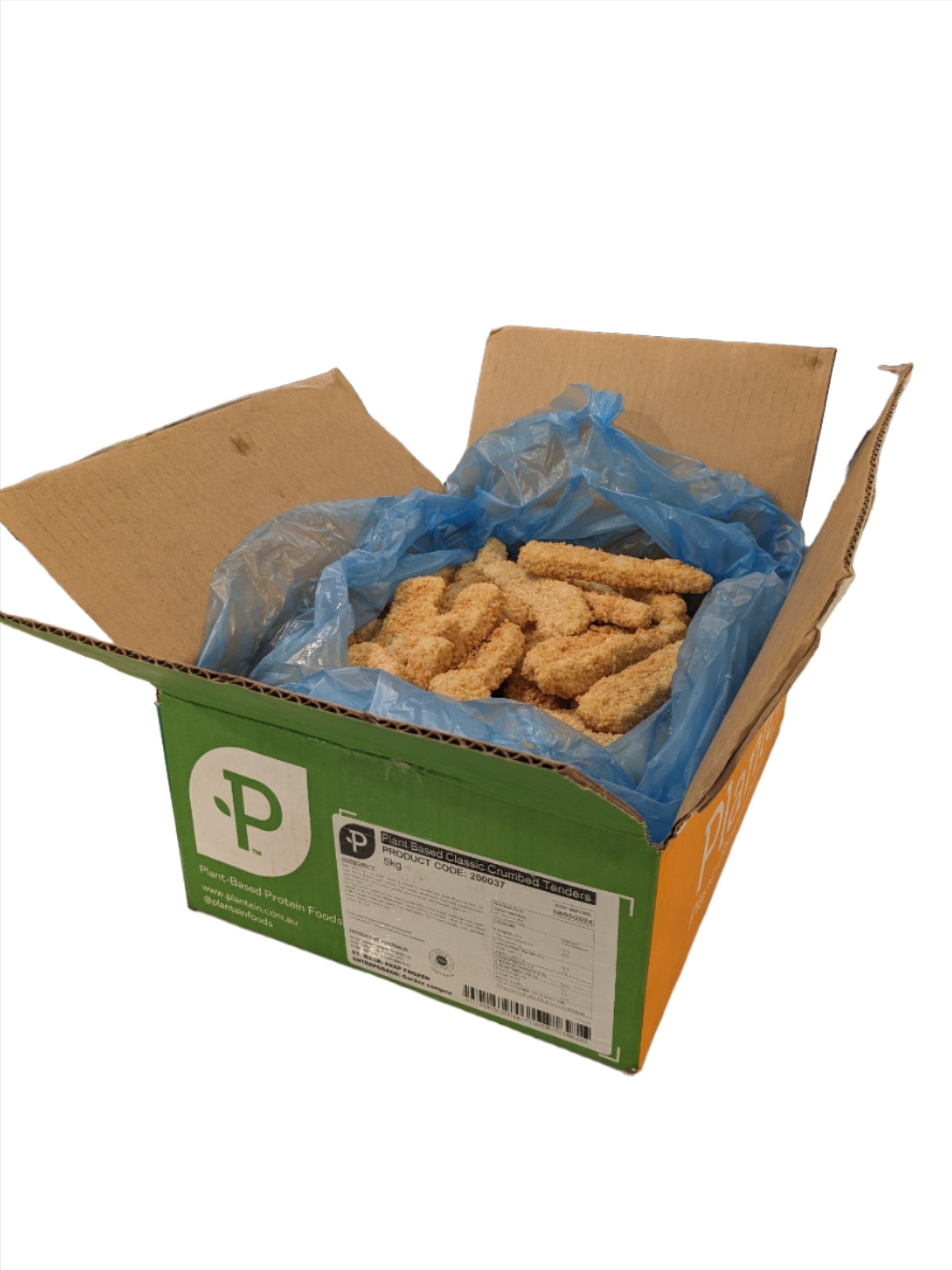 Wholesale - Plantein Food Service Plant-Based Crumbed Tenders (1 x 11lbs)