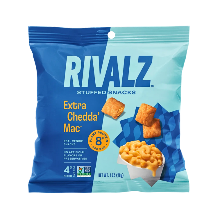 Wholesale - Rivalz Extra Chedda Mac Stuffed Snacks (50 x 1oz)