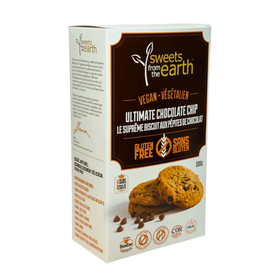 Wholesale - Sweets From The Earth Ultimate Gluten Free Chocolate Chip Cookies (8 x 300g)