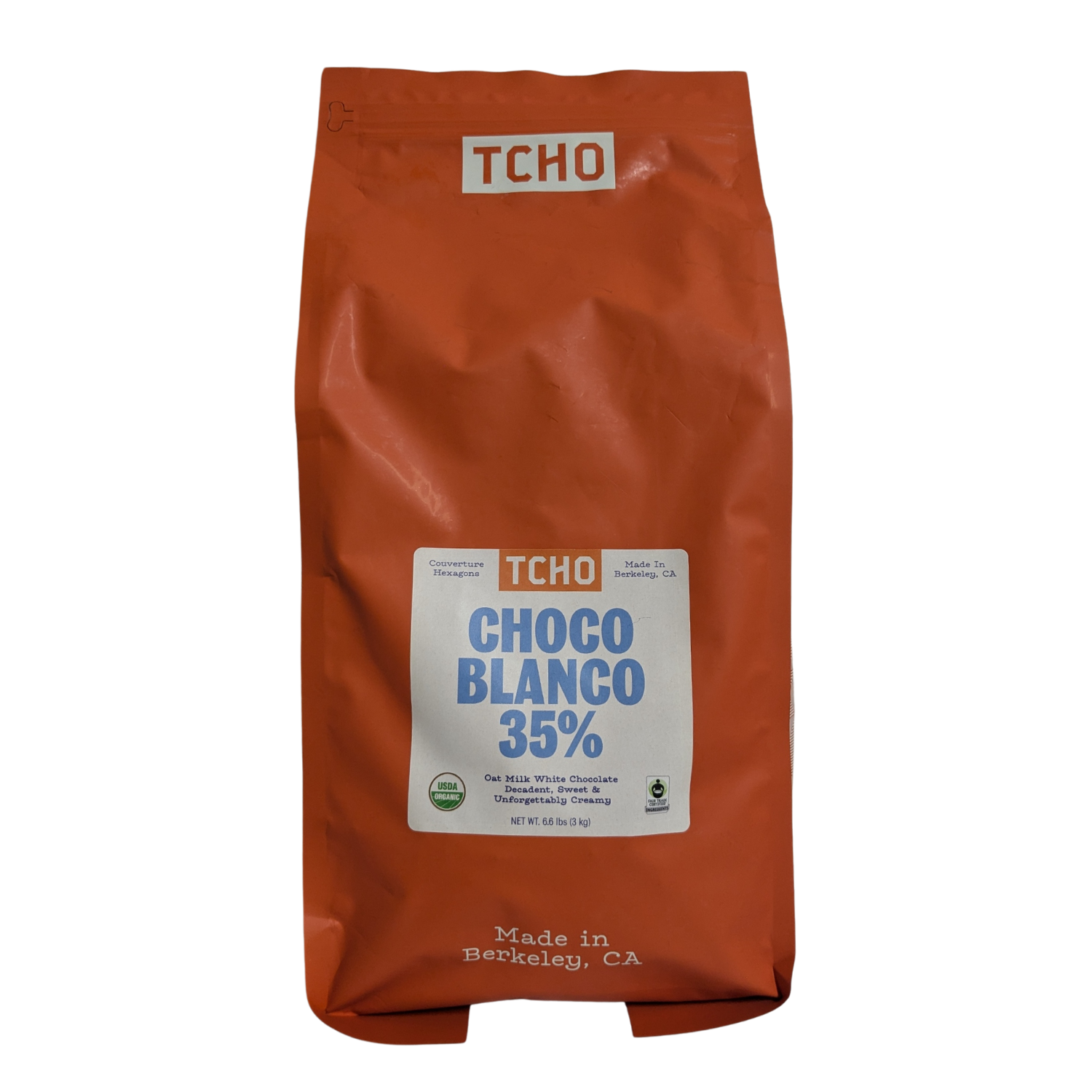 Wholesale - TCHO Food Service - 35% Choco Blanco Couverture Hexagons (3kg)