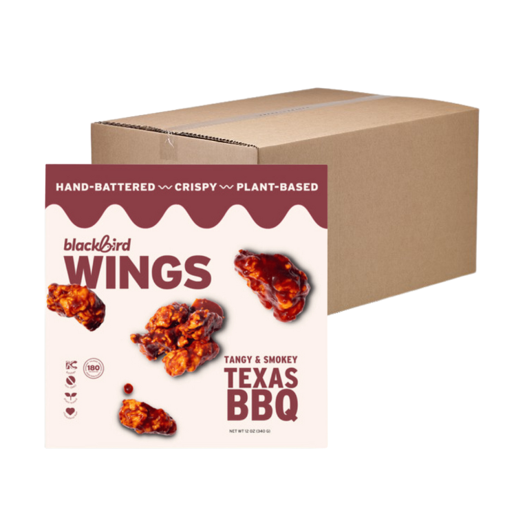 Wholesale - Blackbird Foods Texas BBQ Wings (8 x 340g)