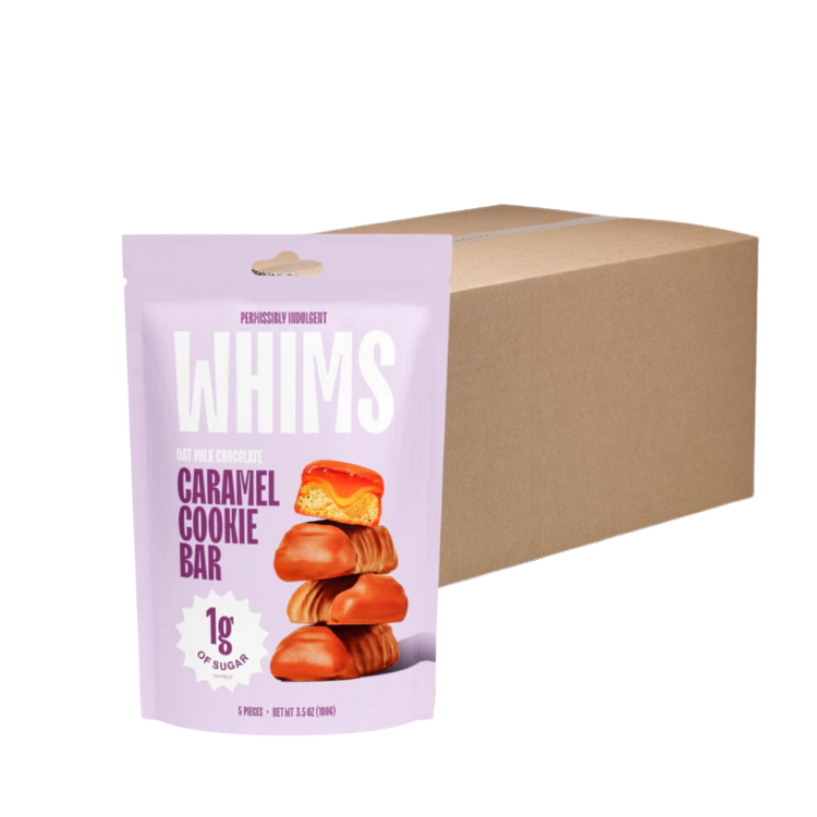 Wholesale - Whims Caramel Cookie Bars (6 x 100g)