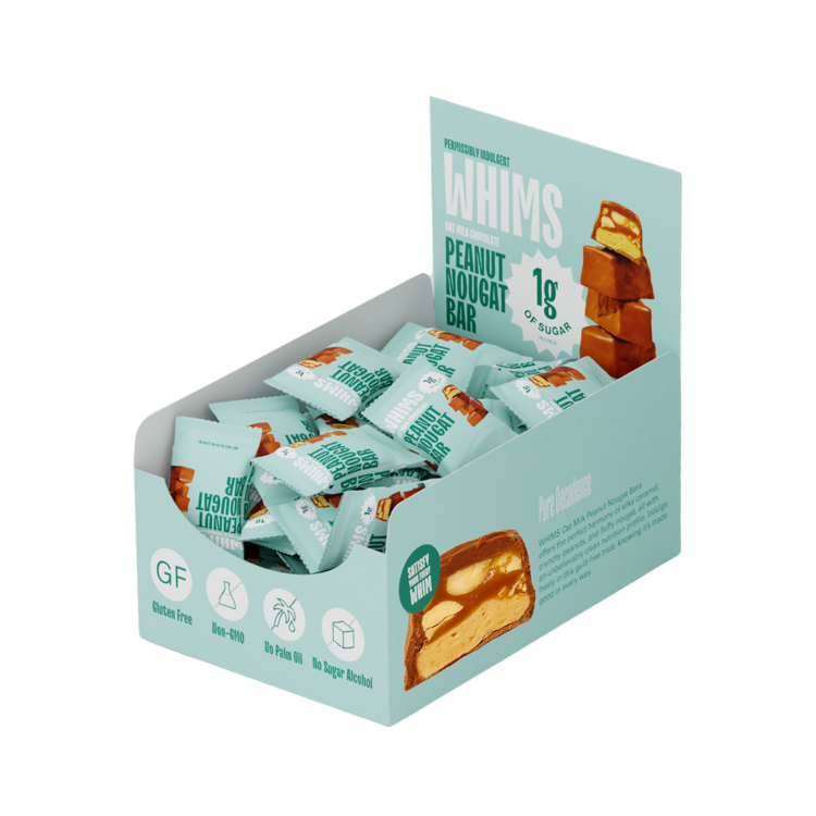 Wholesale - Whims Peanut Nougat Bar (30 x 20g)