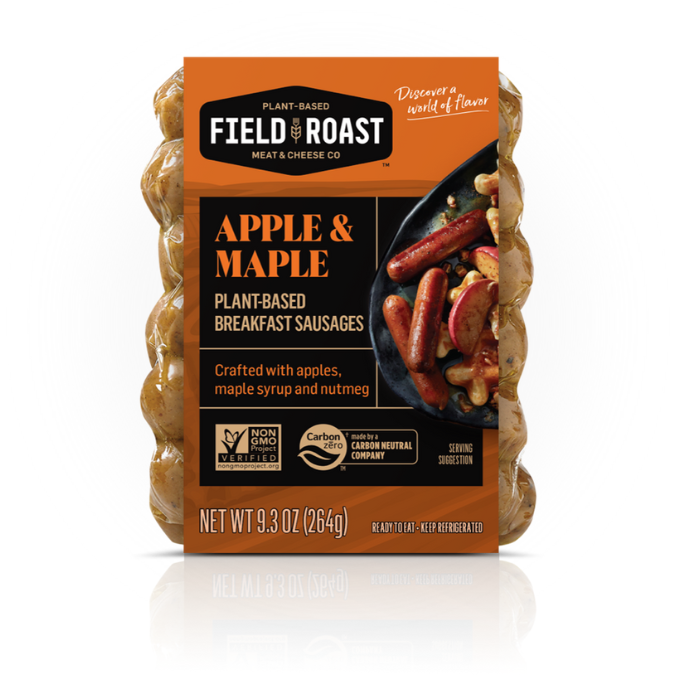 Wholesale  - Field Roast Apple & Maple Plant-based Breakfast Sausages (12 x 264g)