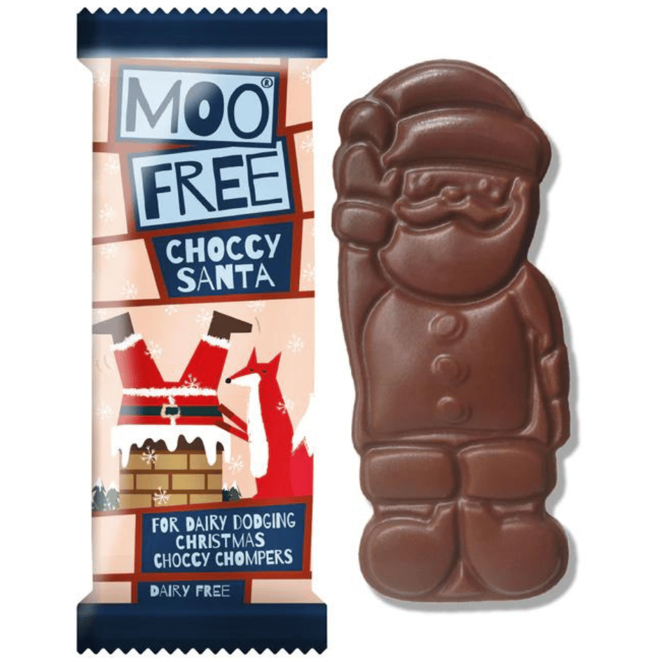 Wholesale - Moo Free Christmas Milk Chocolate Santa Bar - (15 x 32g)