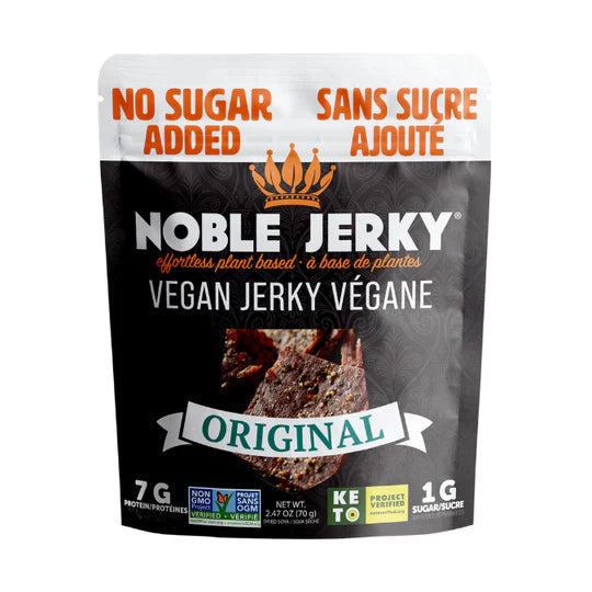 Wholesale - Noble Jerky No Added Sugar Original Jerky (12x70g)