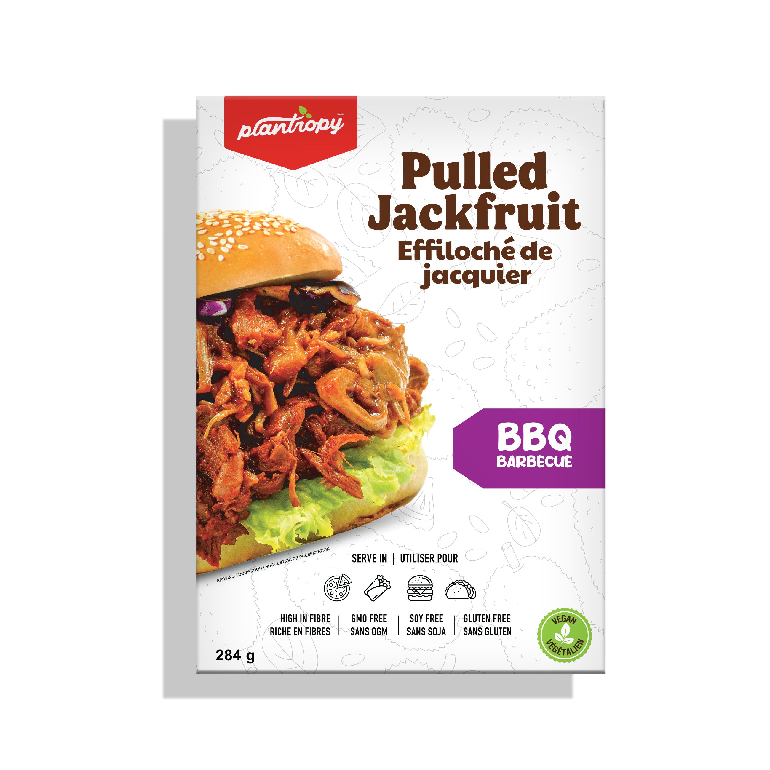 Wholesale - Plantropy Retail BBQ Pulled Jackfruit (12 x 284g)