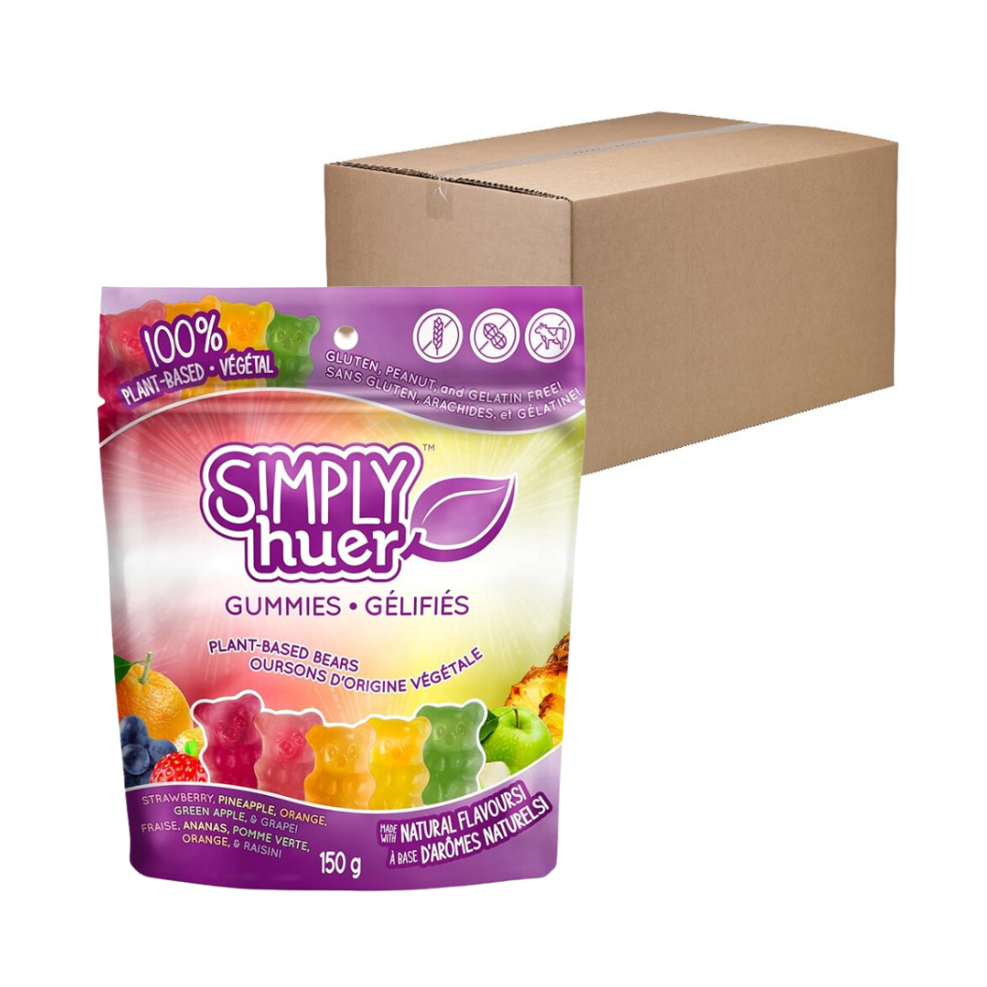 Wholesale - Simply Huer Sour Gummy Bears - (12 x 150g)